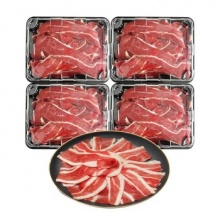 农夫好牛澳洲谷饲原切肥牛片4*400g组合装 牛肉片火锅烧烤食材